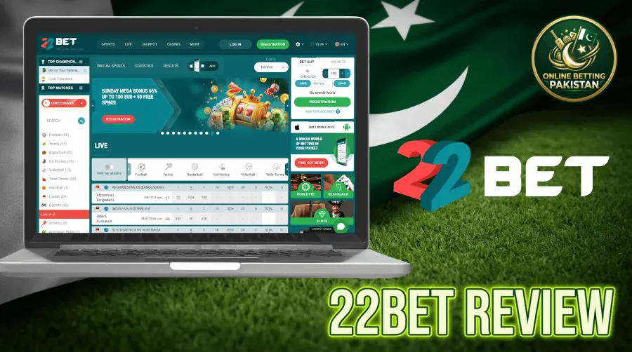 22Bet in Pakistan – Sportsbook, Casino Games, Promotions and Rupee Payments