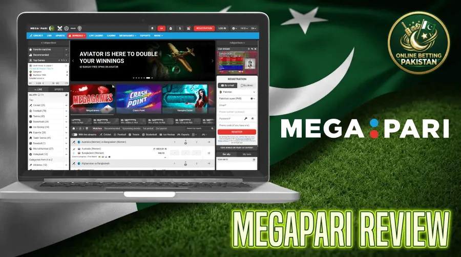 Megapari in Pakistan – Sports Betting, Casino and Rupee Payments