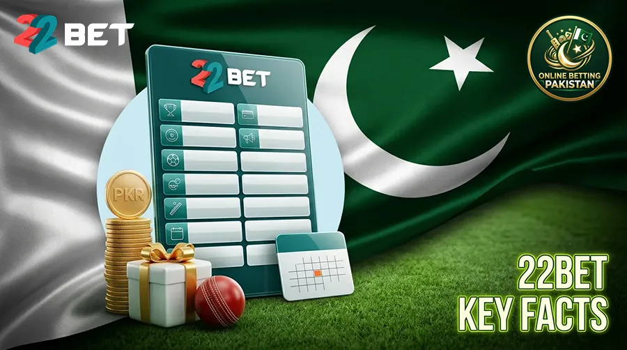 Main Facts About 22Bet in Pakistan